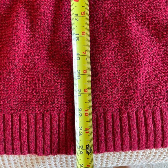 J.Jill Red V-Neck Sweater Size XS - Picture 7 of 15